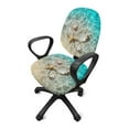 thumbnail image 2 of ZUXONGSY Sea Starfish Shells Office Chair Cover 2 Packs Office Desk Chair Covers with Elastic Bands Exquisite Chair Protector Easy to Install Suitable for Computer Chairs Office Chairs, 2 of 7