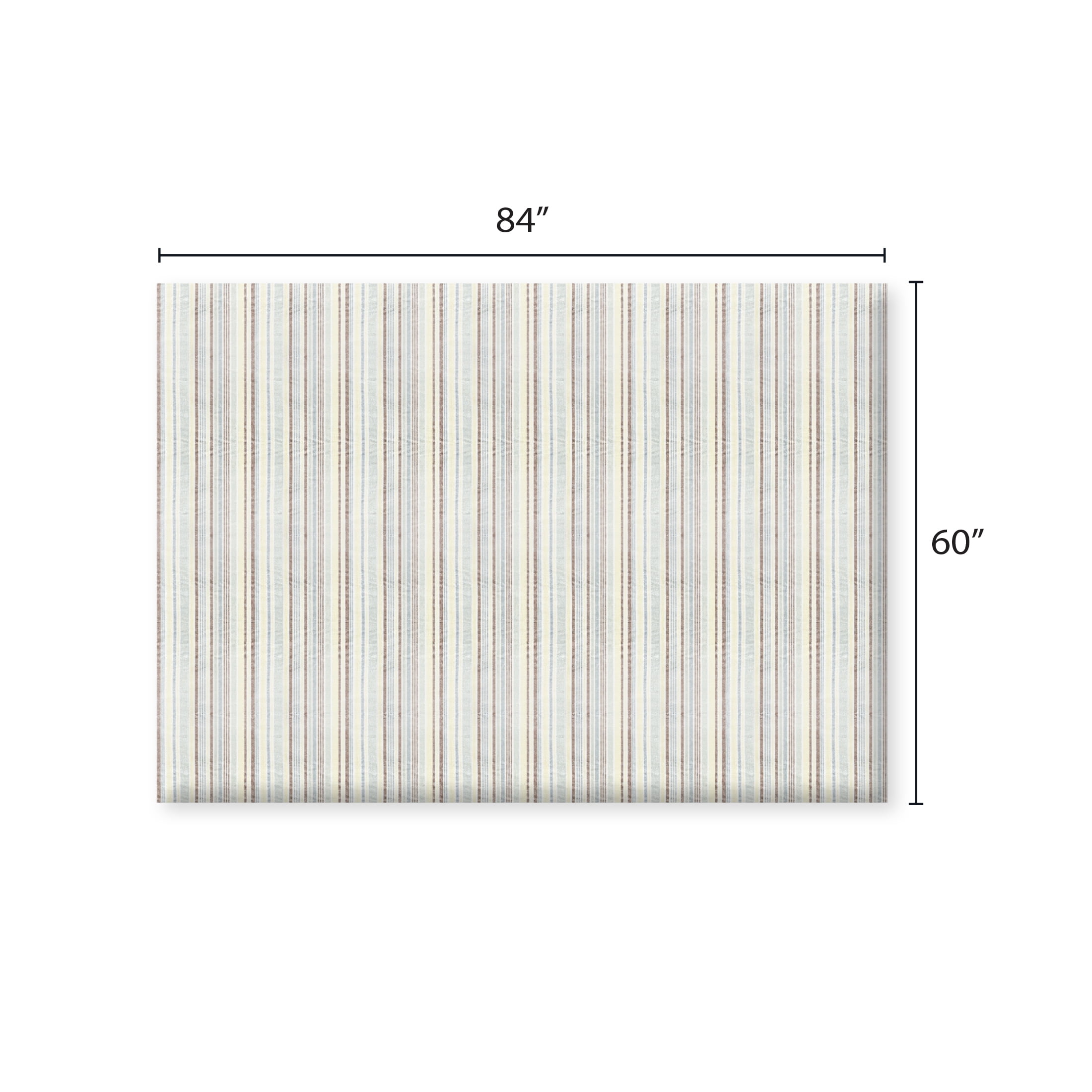 Mainstays Stripe Multicolor Tablecloth, 60" x 84" Rectangle