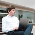 thumbnail image 3 of OPN Sound Chat Pro Bluetooth Open-Ear Headset with Flexible ENC Boom Mic and USB Dongle, up to 17 Hours Play Time, IPX5 Water-Resistant, 3 of 6
