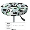 thumbnail image 3 of Cauagu Panda And Eucalyptus Print Round Stool Covers,Seat Cushion for Round Bar Stool Chair Seat Cover for Bar Round Chair Fits for 12/13/14in Bar Stool Cushion, 3 of 7