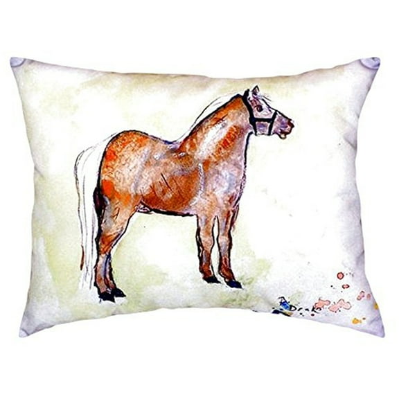 Shetland Pony No Cord Pillow 16x20