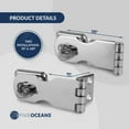 thumbnail image 3 of Five Oceans Stainless Steel Marine Locking Swivel Hasp FO2883, 3 of 7