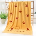 thumbnail image 3 of Fiudx Ofertas relámpago Toalla de baño de microfibra de 70 x 140 cm, toalla de playa absorbente de secado rápido, toalla grande estampada, toalla de baño para natación, 3 of 6