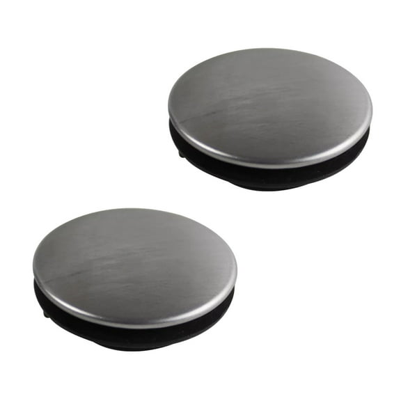 Clispeed 3Pcs Stainless Steel Kitchen Sink Hole Covers Faucet Tap Sealing Caps Silver