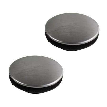 

VILLCASE 3pcs Multipurpose Washbasin Hole Covers Sink Hole Lids for Kitchen (Silver)