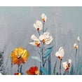 thumbnail image 6 of Blossom Dandelion Textured Oil Painting on Canvas Large Wall Art Abstract Flower Art Handmade Painting Wall Decor Living Room Decor, 6 of 9