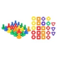 thumbnail image 4 of Blocks Toys, Multiple Shapes Creative Educational Toys Bricks Set Bright Color Bricks  For Early Education, 4 of 8