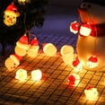 thumbnail image 3 of Navideña Luz Sombrero De Navidad Payaso Cadena De Luces Decoración Para El Hogar Lámpara De Cadena Para Jardín Terraza Y Césped Guardurnaity HA045895-01, 3 of 6