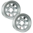 thumbnail image 1 of eCustomrim 2-Pack Boat Trailer Rims Wheels 14" 14X6 5 Lug Hole Bolt Galvanized Spoke, 1 of 4