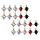 thumbnail image 1 of Abalorios de de imitación, 20 piezas colgantes mezclados, amuletos de enlaces de aleación para collares, pulseras, 1 of 9