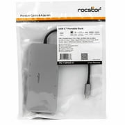 Rocstor USB-C 12-in-1 Multi-Port Adapter, Space Gray Y10P035-S1