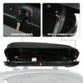 thumbnail image 7 of DNA Motoring PT-ZTL-8295-GSBK Universal SUV Roof Top Cargo Storage Box Luggage Carrier w/ Keys Glossy Smooth, 7 of 7