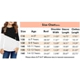 thumbnail image 3 of Sherrylily Girls Casual Long Sleeve T Shirts Kids Loose Tops Color Block Tee Blouses Size 4-15, 3 of 3