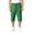 Green, variant on Kids Cropped pants Linen Drawstring Capri Pants 5-12Y Loose Straight Leg Casual Trousers for Boys Girls Multi Color