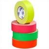T9874FY Fluorescent Yellow 2 Inch x 50 yds Tape Logic 11 Mil Gaffers Tape CASE OF 24