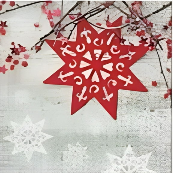 Keep Unique Dinner Luncheon Paper Napkins, Christmas Decoupage Napkins, Assorted Color, 20/Pack