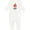 AA-White, variant on Apple of My Mommy's Eye Cute Red Apple Baby Romper Coveralls