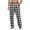 Black, variant on Men Pajama Pants Comfy Pj Bottom with Pockets Stretch Plaid Sleepwear Lounge Pant Wide Leg Palazzo Stretch Drawstring Bottoms | Relaxed Fit | Elastic Waistband | Breathable (Dark Green-W, M)
