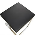 thumbnail image 4 of Home Square 24" Faux Leather Counter Stool in Black - Set of 2, 4 of 4