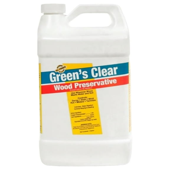 1 gal Green Products 34001 Green’s Clear Clear Water-Based Wood Preservative