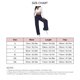 thumbnail image 4 of Pantalones informales para mujer, cintura alta, pierna recta, holgados, cómodos, Color puro, pantalones informales para mujer, azul purpúreo 3XL, 4 of 5