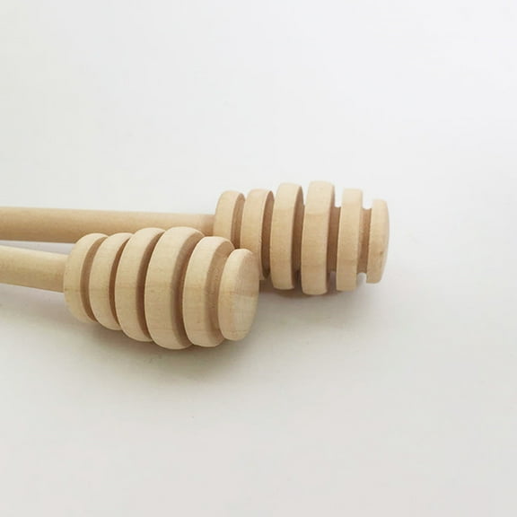Yuangui Honey Stick Dipper Wooden Honeycomb Stick Stirrer Mini Wood Drizzle Stirring Drink Portable Spoon Mixing Stirrer Rod