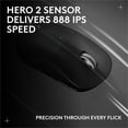 thumbnail image 5 of Logitech G PRO X SUPERLIGHT 2c wireless gaming mouse, 51 g pro-grade compact mouse with 5 programmable buttons, USB-C charging, 44K DPI sensor, up to 8 kHz polling for PC/Mac, Black, 5 of 14