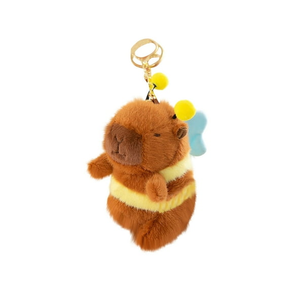 4.72Inch Cuddly Capybara Plush Toy Keychains, Stuffed Animals Plush Bag Charms, Gifts for Teens Women & Fans