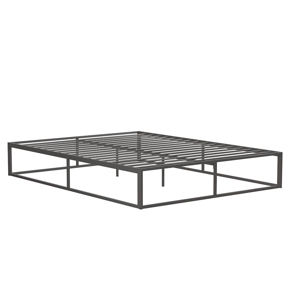 Private Jungle Heavy Duty Metal Bed Frame, Noise Free&Anti-Slip Iron Bed Platform - Grey Private Jungle Heavy Duty Metal Bed Frame, Noise Free&Anti-Slip Iron Bed Platform - Grey
