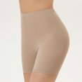 thumbnail image 3 of POIUYTR Womens Seamless Shaping Boyshorts Panties Tummy Control Underwear Soft Comfort Butt Lifting Thigh Slimmer Shapewear Shorts, 3 of 4