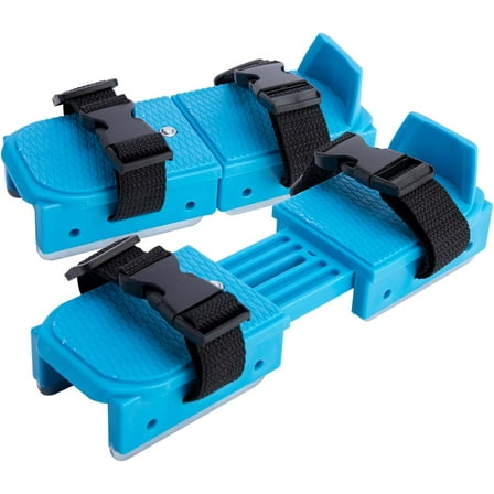 Ebaokuup 1 Pair Toddler Ice Skates- Adjustable Kids Ice Skates- Double Runner Ice Skates with Strap Fastening for Toddlers, Kids, Junior Skater