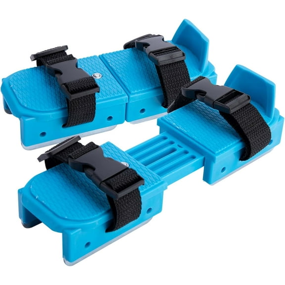 Ebaokuup 1 Pair Toddler Ice Skates- Adjustable Kids Ice Skates- Double Runner Ice Skates with Strap Fastening for Toddlers, Kids, Junior Skater