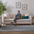 thumbnail image 6 of Mayview Barrett 85" Upholstered Wood Base Sofa, Cream, 6 of 8