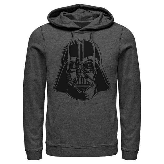 Men's Star Wars: A New Hope Darth Vader Portrait Black Pull Over Hoodie