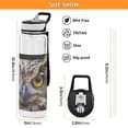 thumbnail image 3 of Owl Head Sports Water Bottle Portable Travel Mug 32oz BPA Free Leak Proof Straw Transparent Tritan for Gym Yoga Cycling Camping, 3 of 7