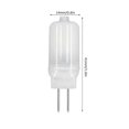 thumbnail image 3 of 6 bombillas LED G4 de 12 V, 360 luminosidad, 360 disipación de calor, bajo consumo de energía, interfaz estándar, 3 W, luz blanca fría., 3 of 5