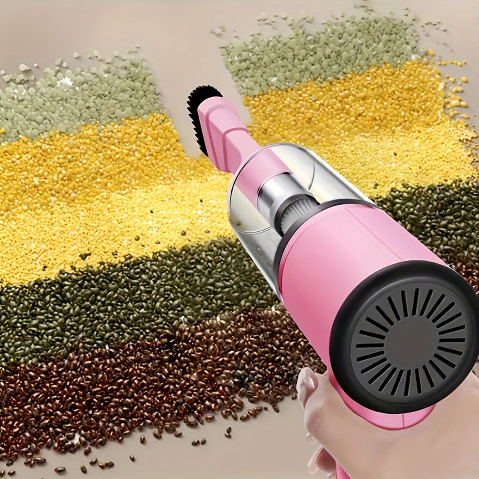 Inerposs Handheld Car Vacuum Cleaner, Powerful Suction Vacuum for Car, Portable Dust Buster for Vehicle, Compact Car Vacuum Cleaner for Easy Cleaning, Multi-functional Car Cleaning Tool