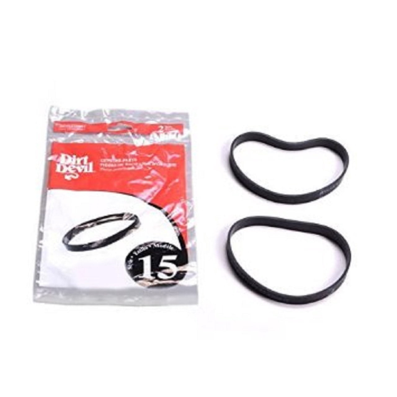 Dirt Devil Belts 2 Pack for Upright Vacuum Style 15 compatible