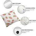 thumbnail image 4 of COMIO  Set of 2 Strawberry Throw Pillow Covers, Kawaii Strawberry Cushion Case for Home Living Room Decor,  Cute Pink Decorative Throw Cushion Case,, 4 of 6
