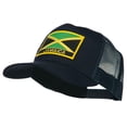 thumbnail image 2 of Jamaica Flag Letter Patched Mesh Back Cap - Navy OSFM, 2 of 5