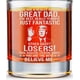 thumbnail image 1 of Vaso para beber BETHEGIFT Whisky Papa Rock Glass de 10 oz, 1 of 7