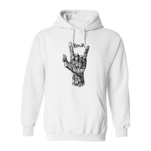 Rock. Hoodie Men -Image by Shutterstock, Male Medium