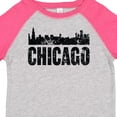 thumbnail image 4 of Inktastic Chicago Skyline Grunge Boys or Girls Toddler T-Shirt, 4 of 5