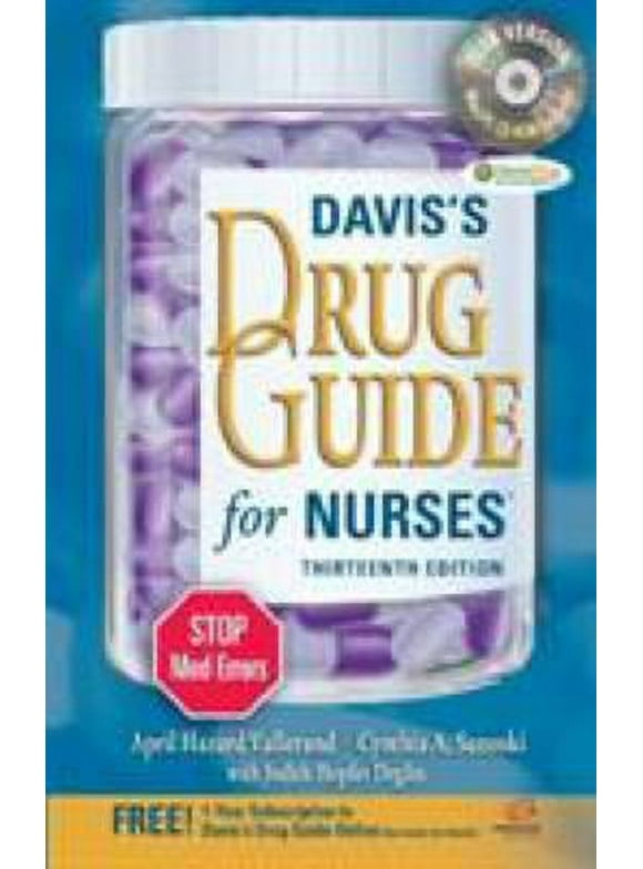 Pre-Owned Davis's Drug Guide for Nurses [With CDROM] (Paperback) 0803628331 9780803628335