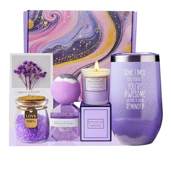 QIQIMARK Retirement Gift for Woman, Relaxing Spa Gifts Basket Set for Women, Women Gifts Unique Happy Birthday Gifts Idea for Mom Her Best Friends Sister Wife Girlfriend Coworker Teacher