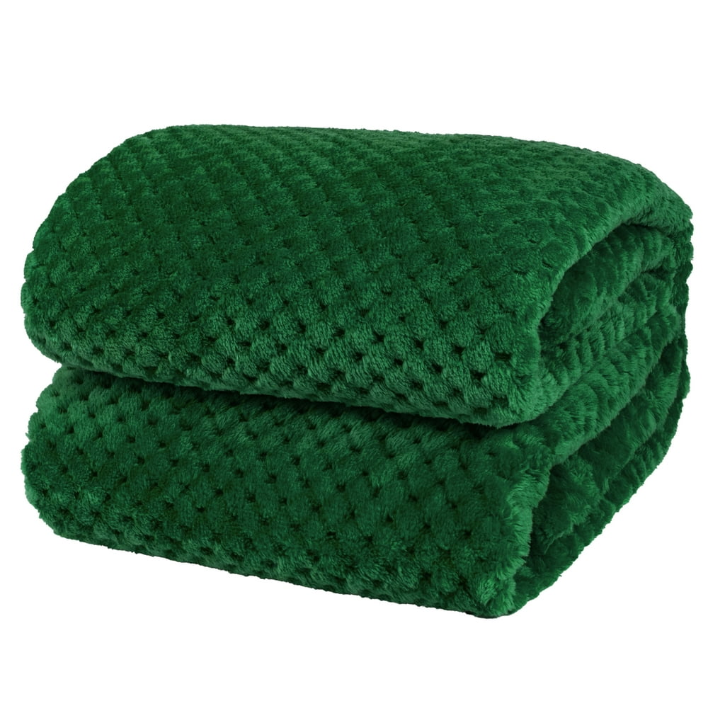 PAVILIA Premium Flannel Fleece Bed Throw Blanket For Sofa Couch