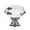 Clear*1, variant on 1 Pcs Clear Crystal Drawer Knob, Diamond Shape Crystal Glass, Clear Crystal Drawer Knobs Diameter Cabinet Knobs for Dresser Drawers-Glass Dresser Handles 1.18"