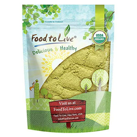 Organic Moringa Leaf Powder, 1 Pound - Non-GMO, Kosher, Raw,  Vegan, Bulk, Ground Moringa Oleifera Leaf, Sun-Dried, Great for Drinks, Teas and Smoothies - by Food to