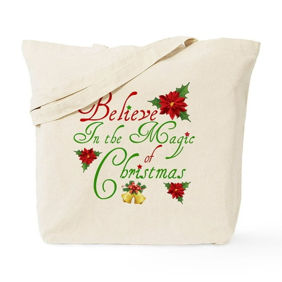 CafePress - Believe In The Magic Tote Bag - Unisex Canvas Tote Bag, Beige, 1-Piece