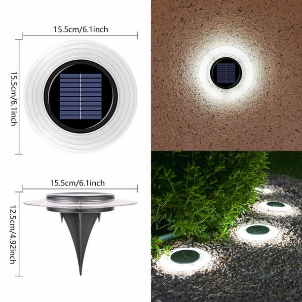 Solar Buried Light LED Outdoor Light Courtyard Buried Light Terrace Garden Wall Light Grass Ground Light